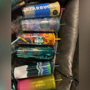 These Starbucks cups are gently used but in great condition!